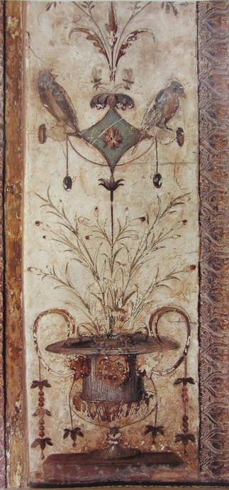 A pilaster in the Vatican Loggia.
