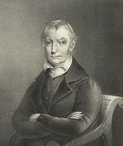 Engraved portrait of Eliza Jumel's second husband, Aaron Burr. 