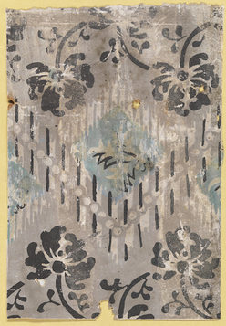 Wallpaper fragment, 1760-1770, 
